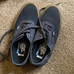 Black vans. Never worn